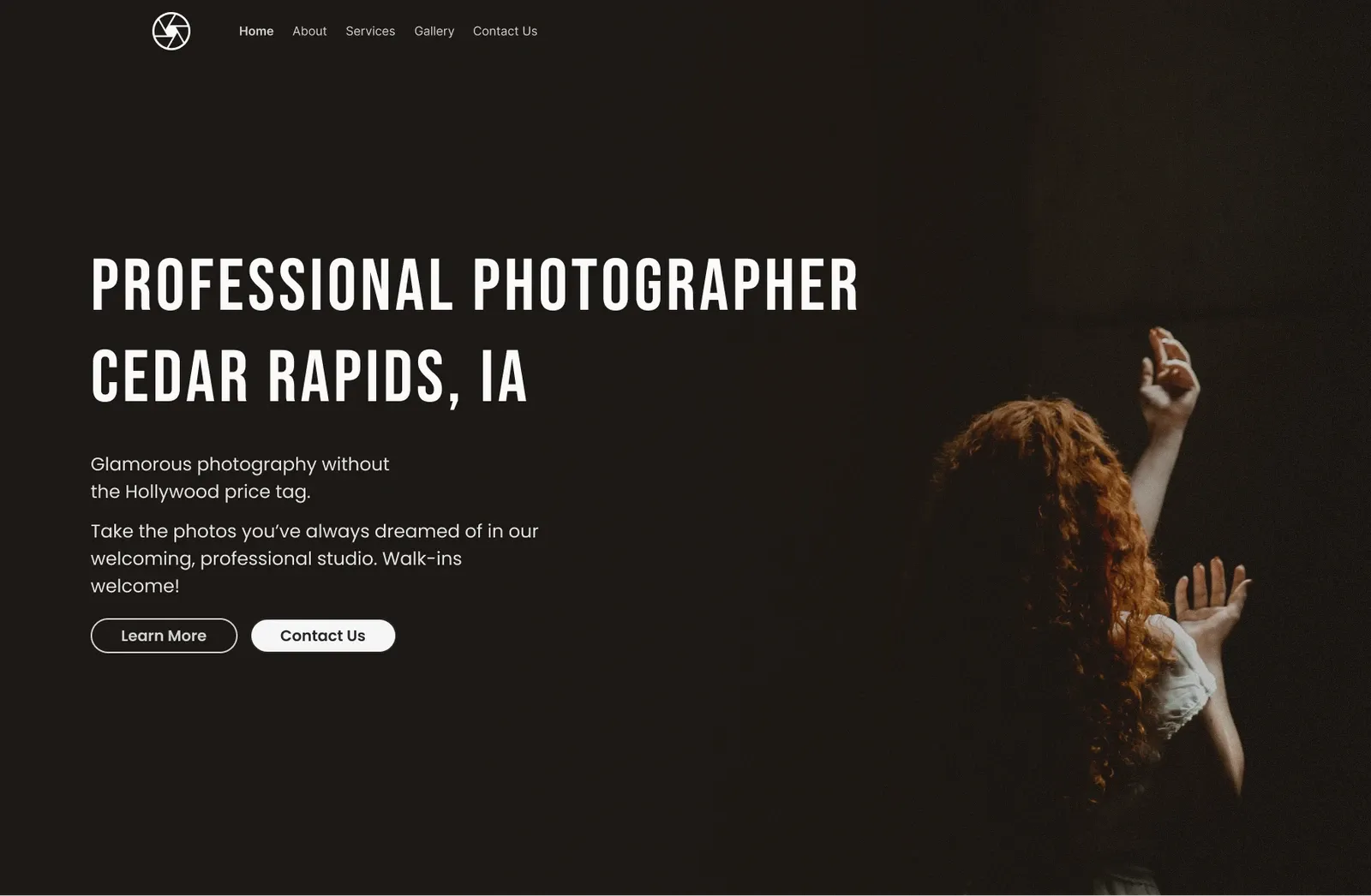 Black and White Website Design