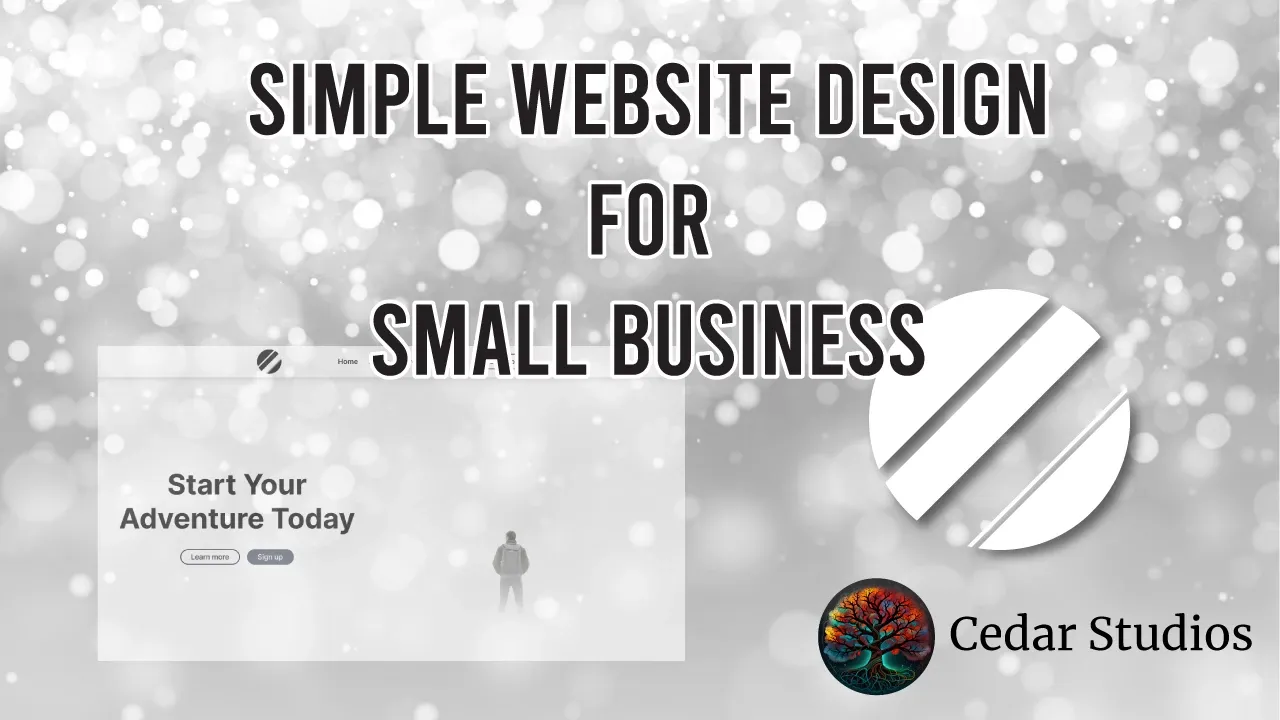 live look simple website design