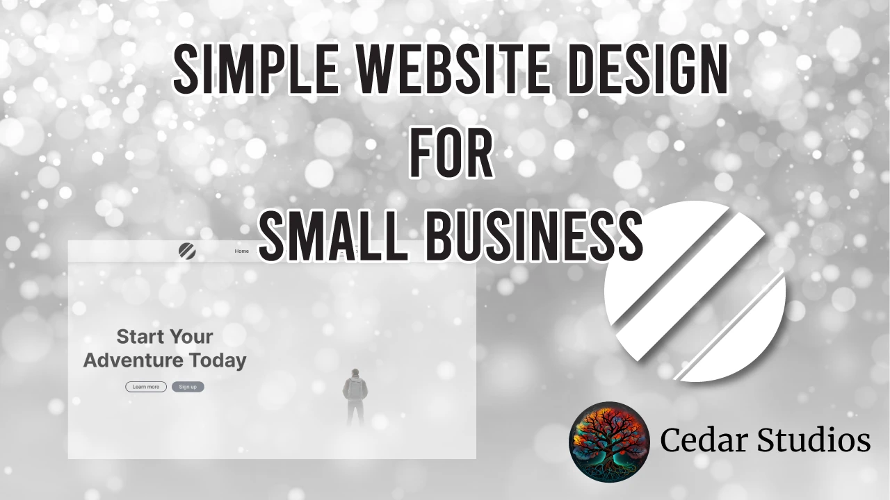 live look simple website design