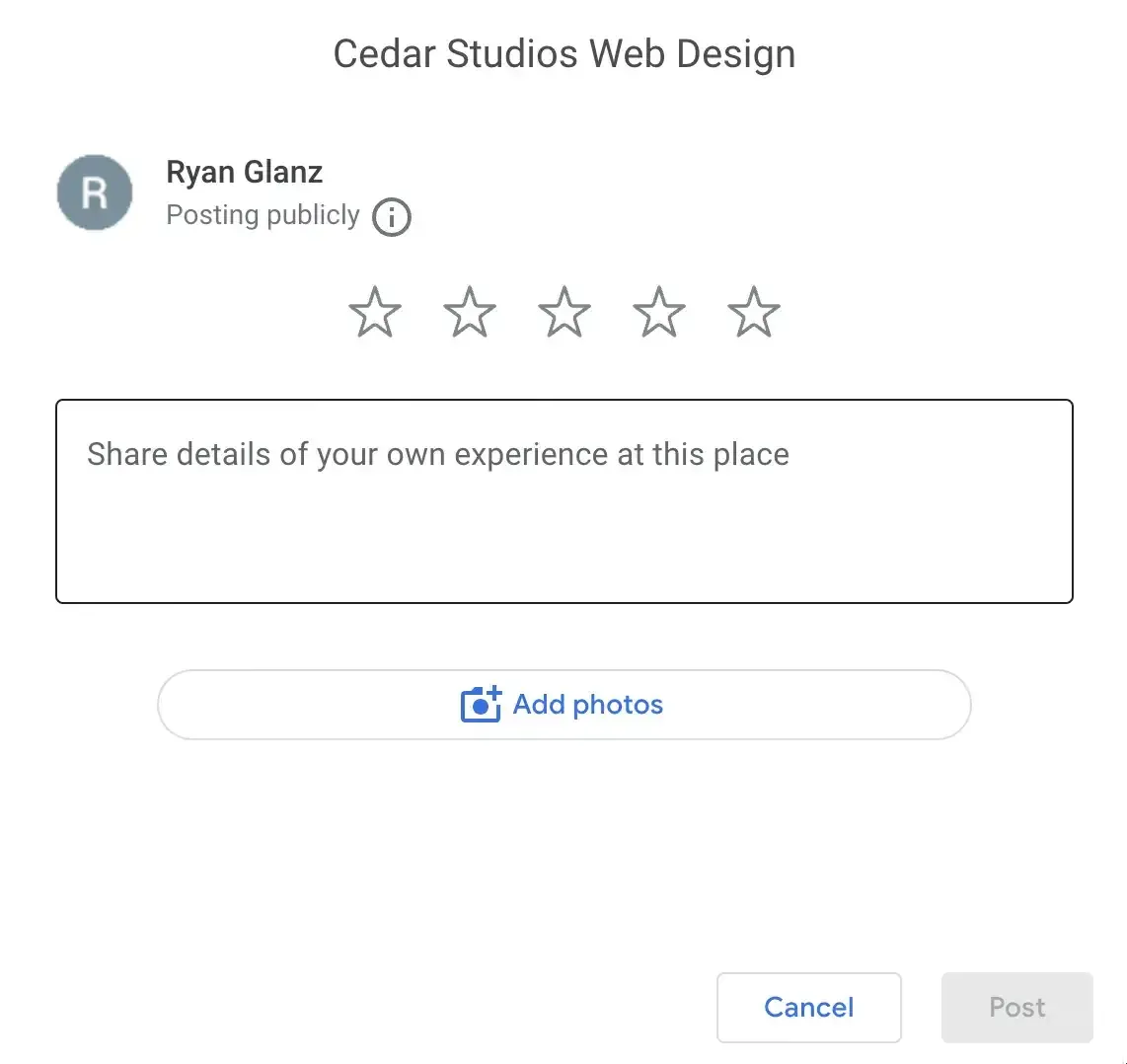 google review prompt
